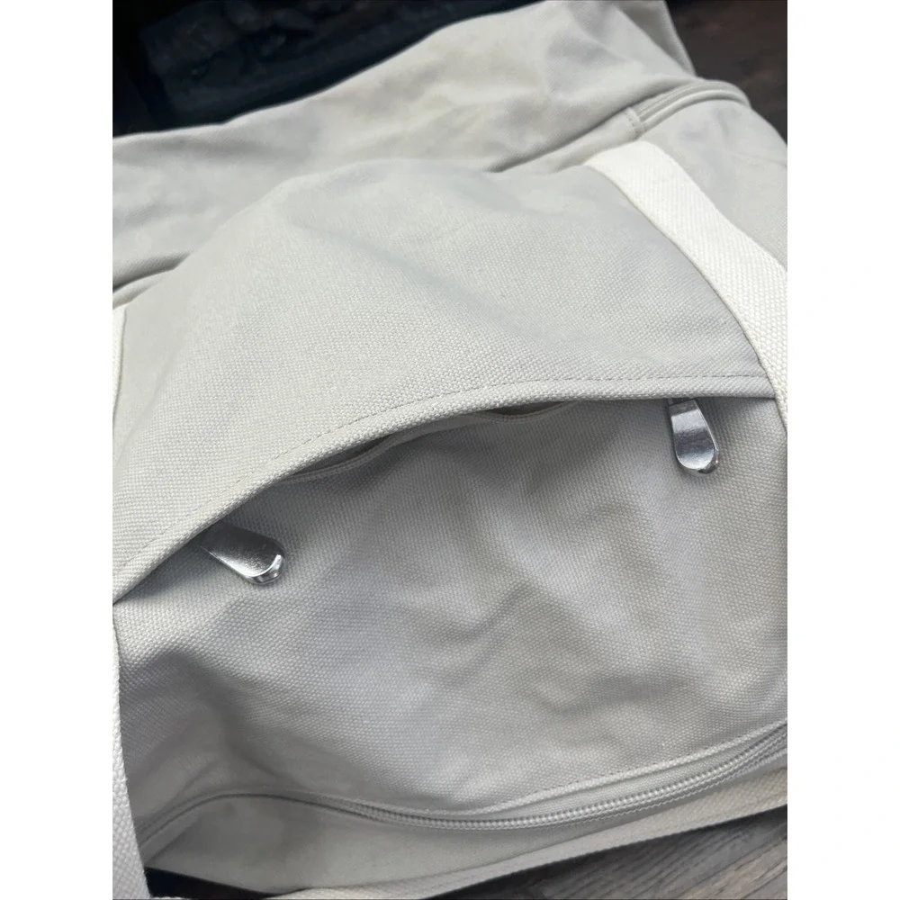 New Lo & Sons Catalina Deluxe Weekender in Canvas Cotton Tote Travel Duffle READ